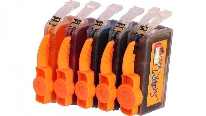 30 Compatible Ink Cartridges to Canon PGI-5 / CLI-8  (BK, C, M, Y)