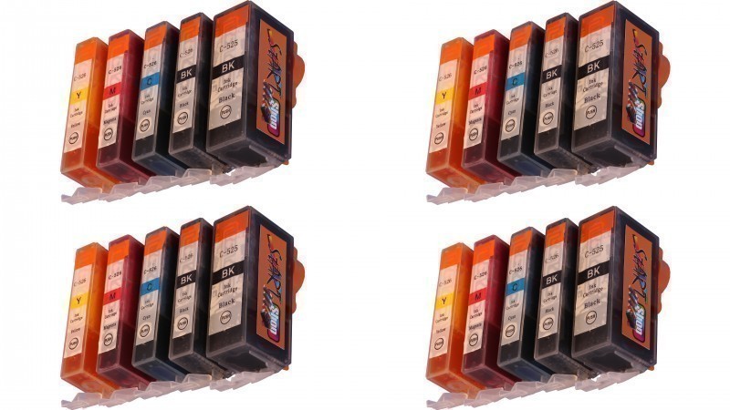 20 Ersatz CHIP Patronen kompatibel zu PGI-525 / CLI-526