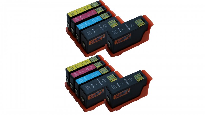 10 Compatible Ink Cartridges to Lexmark L150 (BK, C, M, Y)