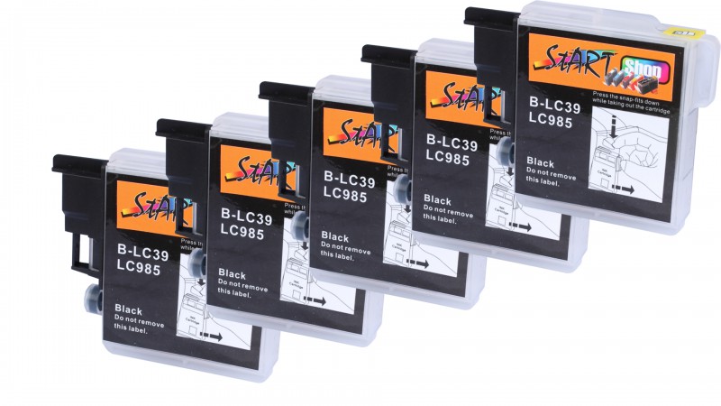 5 Compatible Ink Cartridges to Brother LC985  (BK, C, M, Y)