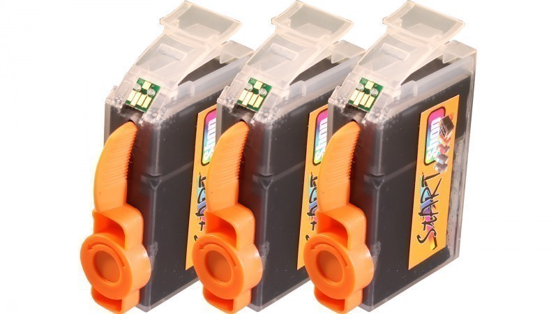 3 Compatible Ink Cartridges to Canon PGI-5 / CLI-8  (BK)