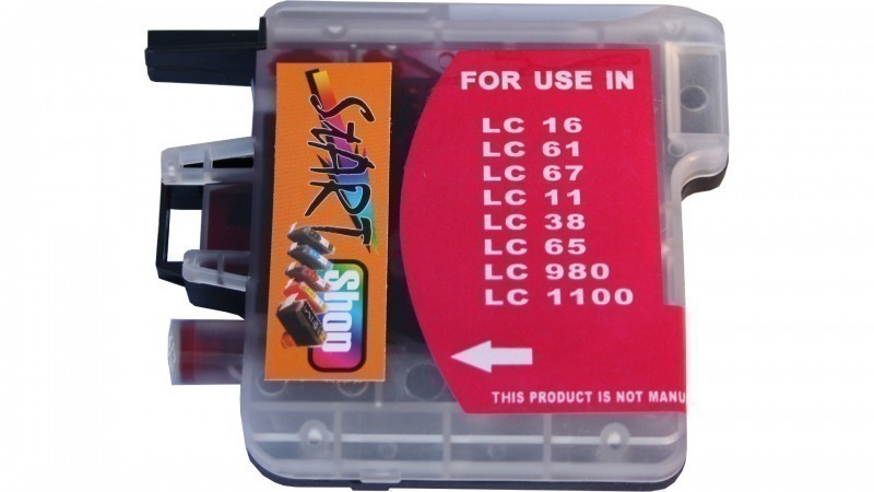 12 Compatible Ink Cartridges to Brother LC980 / LC1100  (BK, C, M, Y)