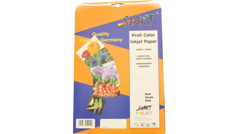 100 Blatt DIN A4 Fotopapier Glossy für Tintenstrahldrucker, Grammatur 230 g/m², einseitig