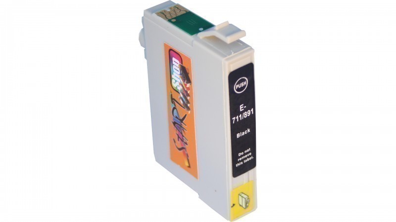 8 Compatible Ink Cartridges to Epson T0711 - T0714  (BK, C, M, Y)