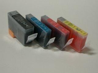 4 Compatible Cleaning Cartridges to Canon BCI-3 / BCI-6  (BK, C, M, Y)