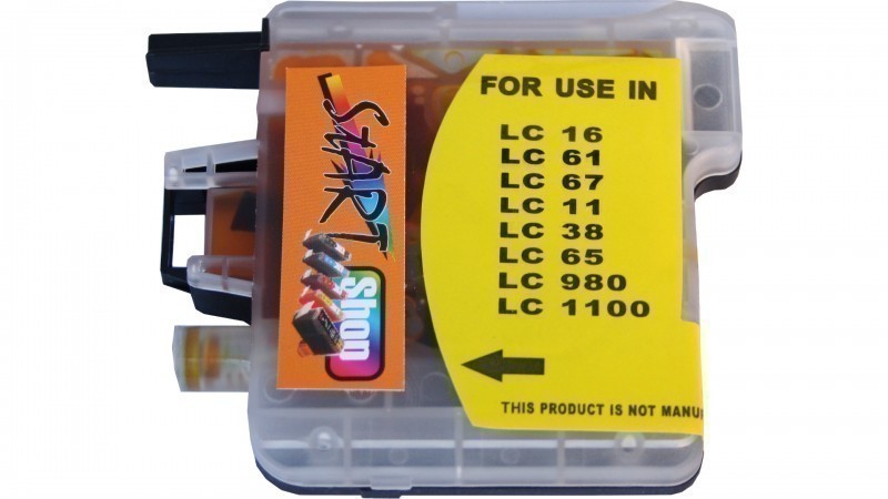 Compatible Ink Cartridge to Brother LC980 / LC1100  (Y)