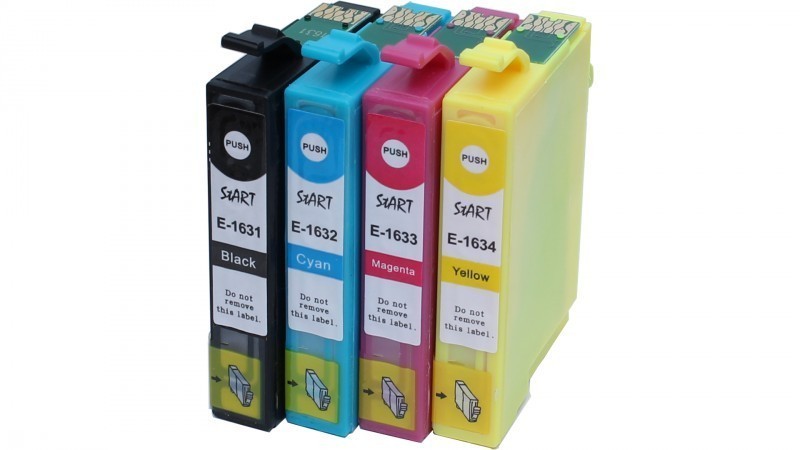 4 Compatible Ink Cartridges to Epson T1631 - T1634  (BK, C, M, Y)