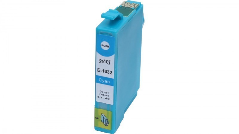 Ersatz Chip Patrone kompatibel zu Epson 16XL, T1632 Cyan