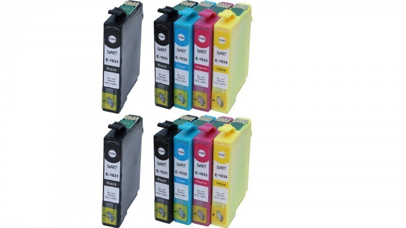 10 Compatible Ink Cartridges to Epson T1631 - T1634  (BK, C, M, Y)