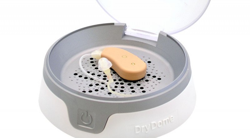 DryDome Trockner fr Cochlea Implantate inkl. StartPower Hrgertebatterien A675P (12 Stck)