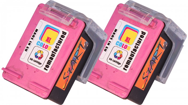 2 Compatible Ink Cartridges to HP HP62  (Colours) XL