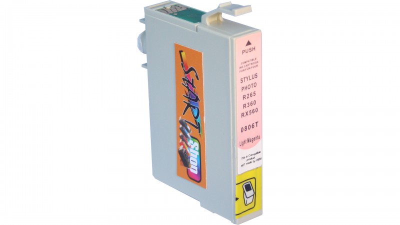 6 Compatible Cleaning Cartridges to Epson T0801 - T0806  (BK, C, M, Y, LC, LM)