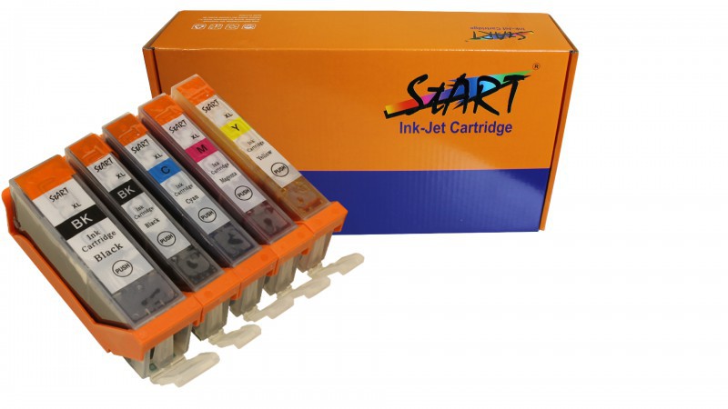 5 Compatible Ink Cartridges to Canon PGI-580 / CLI-581  (BK, PHBK, C, M, Y)