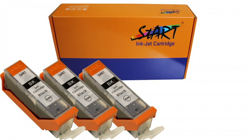 3 Compatible Ink Cartridge to Canon PGI-580 (BK) XXL