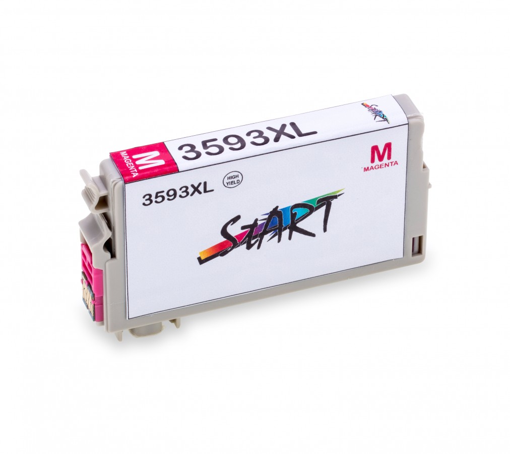 Start - 4 XL Ersatz CHIP Tintenpatronen kompatibel zu Epson 3591BK (Schwarz)  3592C (Cyan) 3593M (Magenta) 3594Y (Gelb)