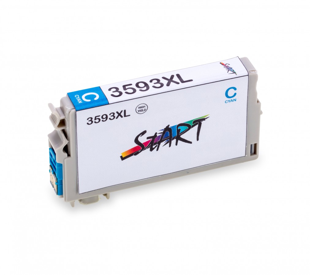 Start - XL Ersatz Chip Patrone kompatibel zu Epson 3592 C - Cyan